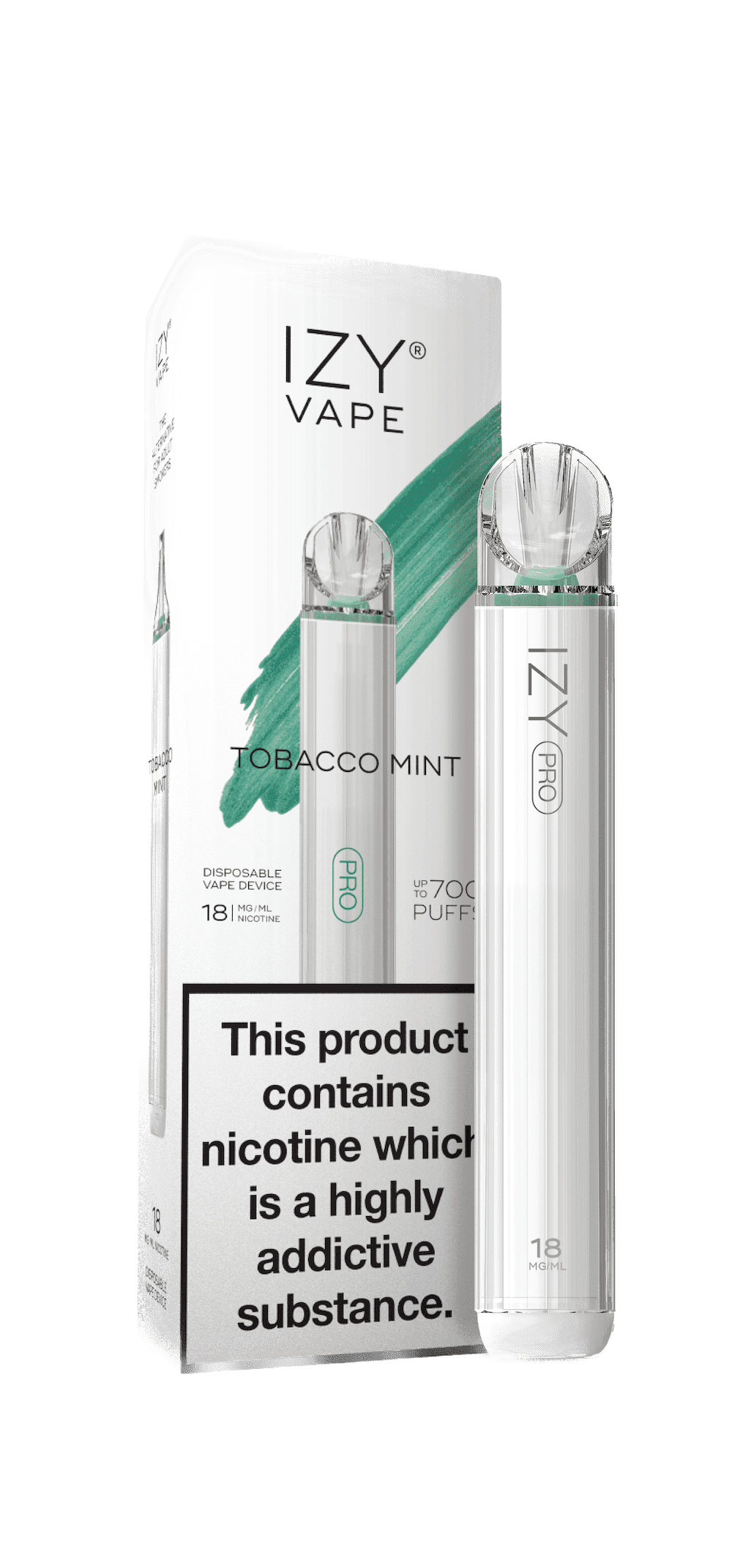 Minze Tabak IZY VAPE PRO 700 züge