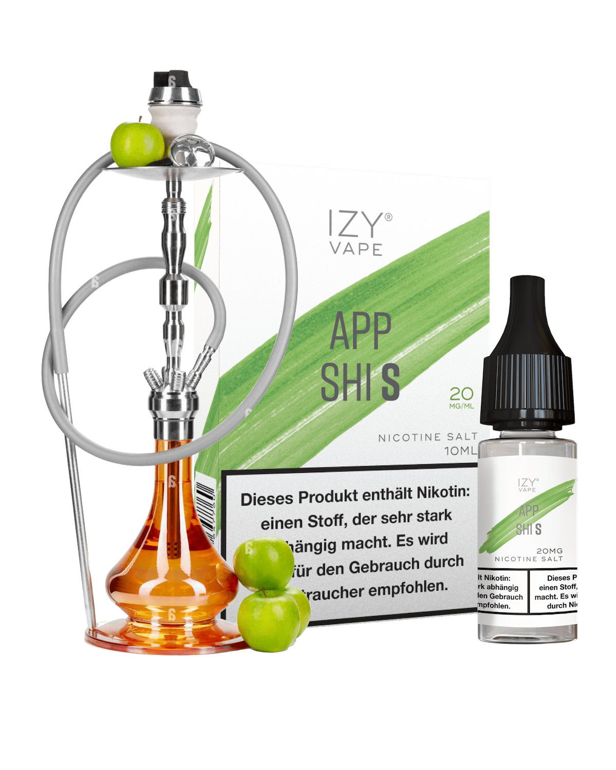 apfel shisha e-liquid izy vape